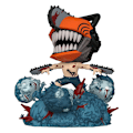 Miniatyrbild 2 av 2: Funko Deluxe Chainsaw Man Pop! Vinylfigur Chainsaw Man 9 Cm