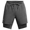 Miniatyrbillede 3 af 5: Under Armour Launch 5in 2-in-1 Shorts Grå XS Mand