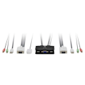 Miniatyrbillede 2 af 2: Level One Kvm Til Kontakt 2 Pc Vga/usb/audio Sort