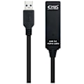 Pikkukuva 2 / 4: Nanocable Usb-jatkokaapeli 10.01.0313 M/f 15 M Musta