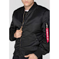 Miniatyrbillede 6 af 6: Alpha Industries Ma-1 Vf 59 Jakke Sort M Mand