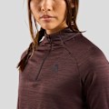 Miniatyrbillede 7 af 7: Odlo Essentials Cw 200 Fleecejakke Med Halv Lynlås Brun XL Kvinde