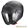 Miniatyrbillede 2 af 2: Scorpion Åben Ansigtshjelm Exo-city Ii Solid Sort 3XL