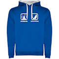 Miniatyrbillede 1 af 4: Kruskis Hættetrøje Problem Solution Sail Two-colour Blå 3XL Mand