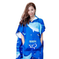 Miniatyrbild 1 av 3: Oceanarium Whale Shark Cloak Changing Robe Blå