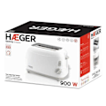 Miniatyrbillede 3 af 3: Haeger Geminy Brødrister Transparent One Size / EU Plug