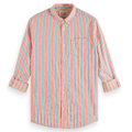 Pikkukuva 1 / 4: Scotch & Soda Pitkähihainen Paita Dobby Oranssi 2XL Mies