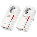 Miniatyrbillede 1 af 3: Avm Plc Adapter Fritz!powerline 1220e Set Hvid