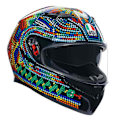 Miniatyrbild 1 av 8: Agv Fullt Ansikte Hjälm K3 E2206 Mplk Flerfärgad L