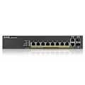 Miniatyrbillede 3 af 4: Zyxel Gs1920-8hpv2-eu0101f 8 Port Hub Switch Sort