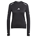 Miniatyrbillede 3 af 7: Adidas Ultimate Running Reflective T-shirt Med Lange ærmer Sort L Kvinde