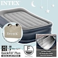 Miniatyrbillede 3 af 8: Intex Madras Dura-beam Standard Deluxe Pillow Sort 99 x 191 x 42 cm