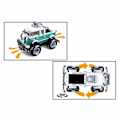Miniatyrbillede 5 af 5: Sluban Power Bricks R/c 2.4g Truck 397 Stykker Konstruktion Spil Søvfarvet