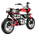 Pikkukuva 2 / 2: Akrapovic Titanium Slip On äänenvaimennin Honda Monkey 125 19-22 Ref:s-h125so5-fft Hopeinen