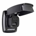 Miniatyrbillede 1 af 3: Scanstrut Flip Pro Hurtigopladning Dobbelt Usb-stik 1xusb-a&1xusb-c 12/24v Søvfarvet