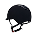Miniatyrbillede 2 af 6: Equestro Hjelm Modello Eclipse Stone Velvet Rowel Fitting  59-61 cm