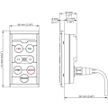 Miniatyrbillede 3 af 3: Simrad Autopilot Controller Op12 Sort