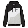 Miniatyrbillede 1 af 2: Puma Power Colorblock Hættetrøje Grå S Mand