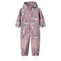 Miniatyrbillede 1 af 5: Name It Alfa08 Softshell Aop1 Mini Heldragt Lilla 5 Years Pige