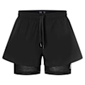 Miniatyrbillede 3 af 6: Super.natural Double Layer Shorts Sort M Kvinde