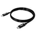 Miniatyrbillede 1 af 5: Club-3d Usb-c Kabel Cac-1576 1 M Sort