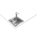 Miniatyrbillede 8 af 9: Teka Brooklyn 50 M-xp 1c Vask