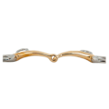 Pikkukuva 2 / 2: Br Snaffle Soft Contact Anatomic Baucher 12 Mm Snaffle Kultainen 12.5 cm