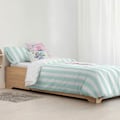 Miniatyrbillede 2 af 3: Play Fabrics Nordic Case Med Bjørnekrammer Bomuldsknapper Til 90 155x220 Cm