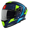 Miniatyrbillede 1 af 3: Mt Helmets Fuld Ansigtshjelm Thunder 4 Sv Mountain Blå XS