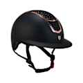 Miniatyrbillede 1 af 6: Equestro Hjelm Modello Eclipse Stone Mat Wide Visor (3 Padding)  53-55 cm