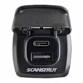 Miniatyrbillede 2 af 3: Scanstrut Flip Pro Hurtigopladning Dobbelt Usb-stik 1xusb-a&1xusb-c 12/24v Søvfarvet