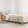 Miniatyrbillede 3 af 4: Play Fabrics Dynetæppe Tweety Vichy Rosa Til Maxicuna 115x145 Cm