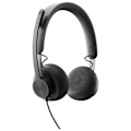 Miniatyrbillede 2 af 10: Logitech Hovedtelefoner Zone Wired Graphite Emea Sort