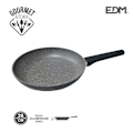 Miniatyrbillede 2 af 2: Edm Nonstick Stegepande Professional Line 26 Cm Sort
