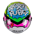 Pikkukuva 5 / 5: Axxis Lasten Avoin Kypärä Puppy B103d Comic A8 Pinkki S