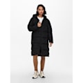 Miniatyrbillede 5 af 6: Only Frakke Amanda Long Puffer Sort XS Kvinde