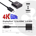 Miniatyrbillede 3 af 4: Club-3d Displayport Til Hdmi-adapter Cac2070 Sort