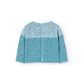 Miniatyrbillede 5 af 8: Boboli Knit Langærmet Sæt Blå,Grå 9 Months