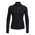 Miniatyrbillede 3 af 9: Under Armour T-shirt Med Halv Lynlås Qualifier Run Sort M Kvinde