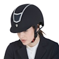 Miniatyrbillede 5 af 6: Equestro Hjelm Modello Eclipse Plain Velvet (3 Padding)  59-61 cm