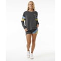 Miniatyrbillede 6 af 6: Rip Curl High Tide Surf Raglan Sweatshirt Grå M Kvinde