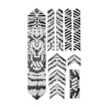 Miniatyrbillede 2 af 3: All Mountain Style Frame Guard Extra Stickers Honeycomb Transparent