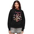 Miniatyrbillede 1 af 5: Superdry Suika Embroidered Loose Sweatshirt Sort S Kvinde
