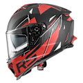 Miniatyrbillede 5 af 6: Premier Helmets 23 Typhoon Rs92bm Pinlock Included Fullface-hjelm Sort L