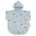 Miniatyrbillede 1 af 2: Done By Deer Strand Poncho Gots Wally Blå