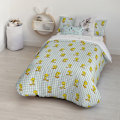 Miniatyrbillede 1 af 4: Play Fabrics Dynejakke Med Knapper Tweety Vichy Til 90 Seng 155x220 Cm