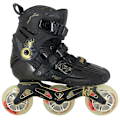 Miniatyrbillede 2 af 5: Krf Inline Skøjter Angel 3x100 High Carbon Next Krypto Sort EU 43