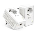 Miniatyrbillede 2 af 2: Tp-link Plc Adapter Av1000 Passthrough Powerline Kit 1000 Mbps Hvid