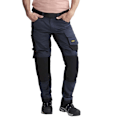 Pikkukuva 1 / 8: Snickers Workwear Pitkät Joustavat Housut Allroundwork Harmaa 44