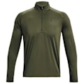 Miniatyrbillede 3 af 5: Under Armour Langærmet T-shirt Med Halv Lynlås Tech™ 2.0 Grøn L / Regular Mand